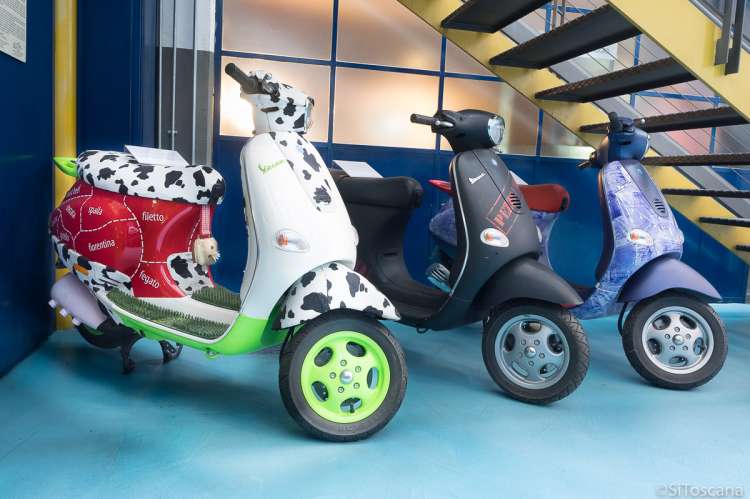 Piaggio produserer blant annet Vespa og ligger ved Pisa i Toscana.