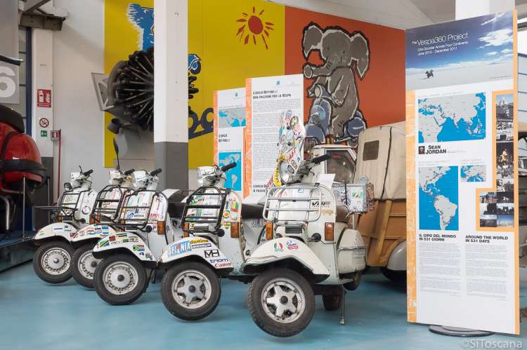 Piaggio produserer blant annet Vespa og ligger ved Pisa i Toscana.