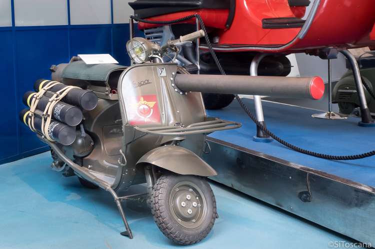 Piaggio produserer blant annet Vespa og ligger ved Pisa i Toscana.