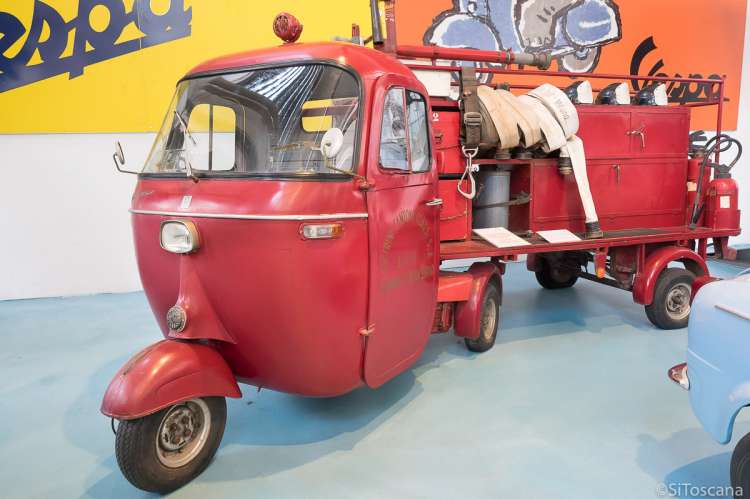 Piaggio produserer blant annet Vespa og ligger ved Pisa i Toscana.