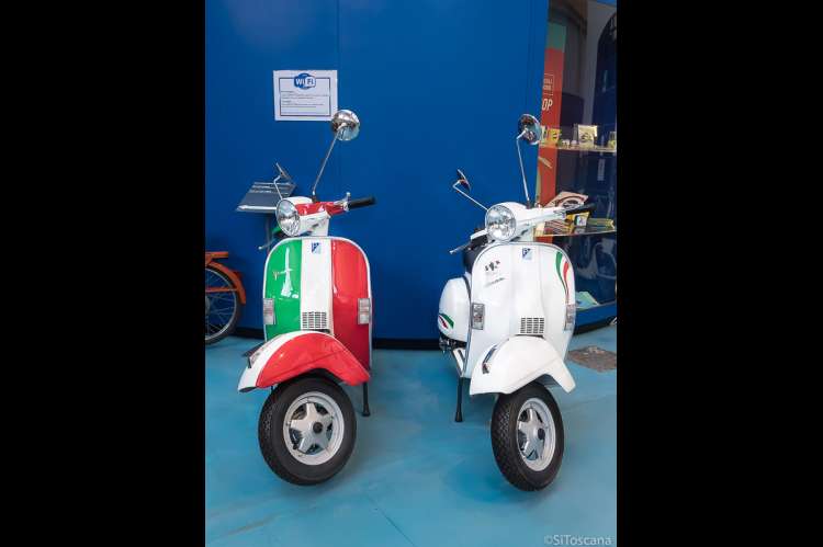 Piaggio produserer blant annet Vespa og ligger ved Pisa i Toscana.