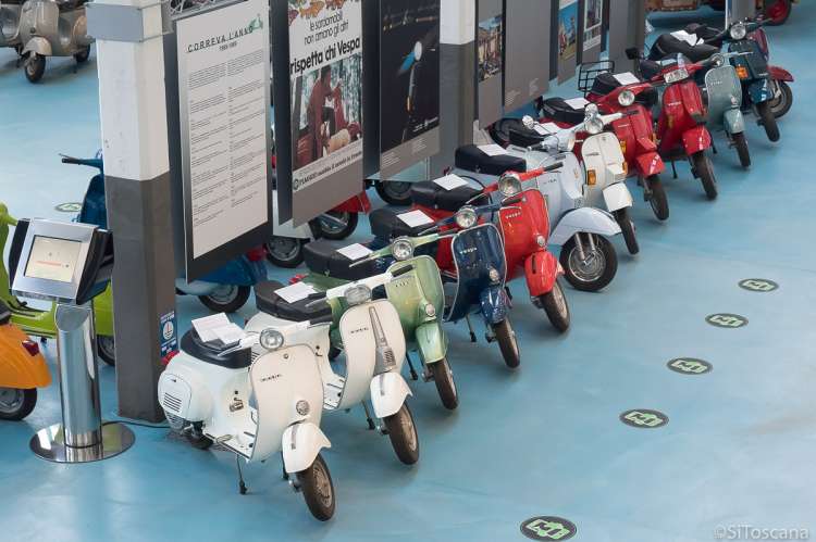 Piaggio produserer blant annet Vespa og ligger ved Pisa i Toscana.
