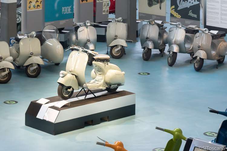 Piaggio produserer blant annet Vespa og ligger ved Pisa i Toscana.