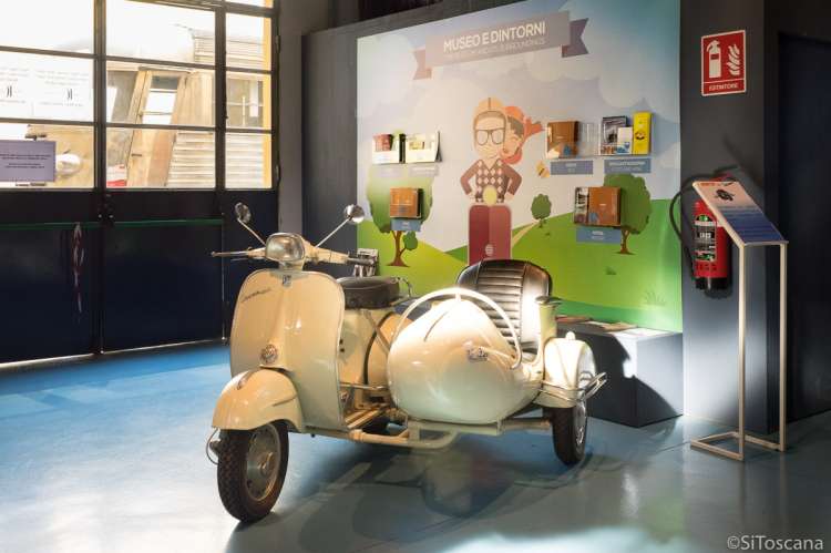 Piaggio produserer blant annet Vespa og ligger ved Pisa i Toscana.