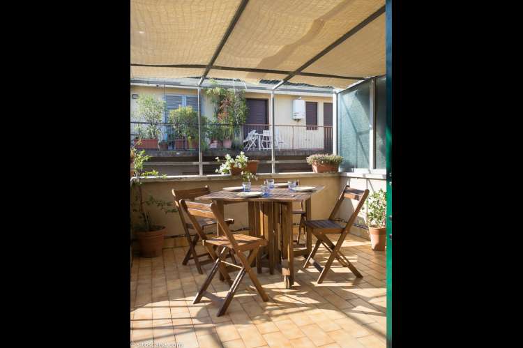 Foto av terrassen i ferieboligen i sentrum av Firenze, Florence.