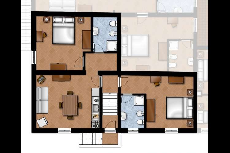 Planskisse Domani è Festa.