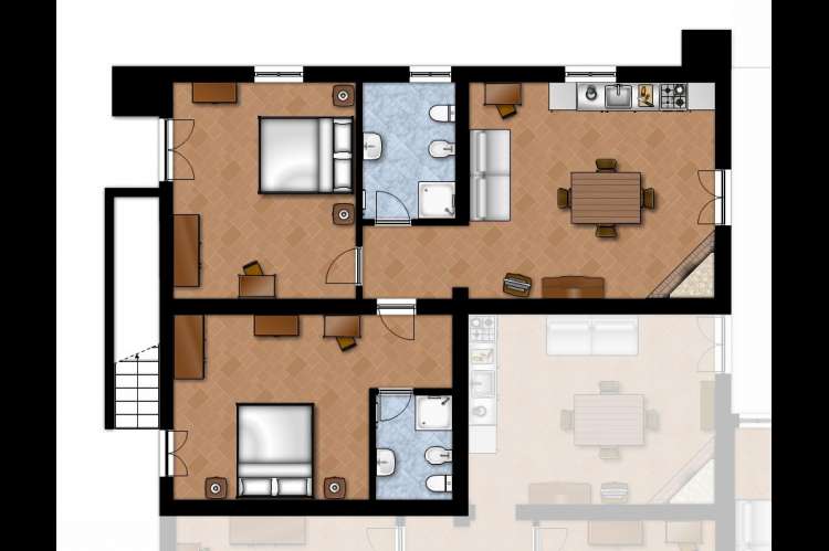 Planskisse Occhio Bello.