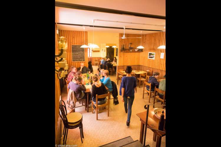 Foto fra restauranten Trattoria di Montemagno i Toscana. God italiensk mat til en rimelig pris i landsbyen.  