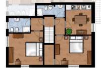 Planskisse La Bella Lavanderina.