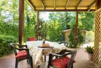 Foto av uteplassen til ferieleiligheten Chianti i Toscana, Italia.